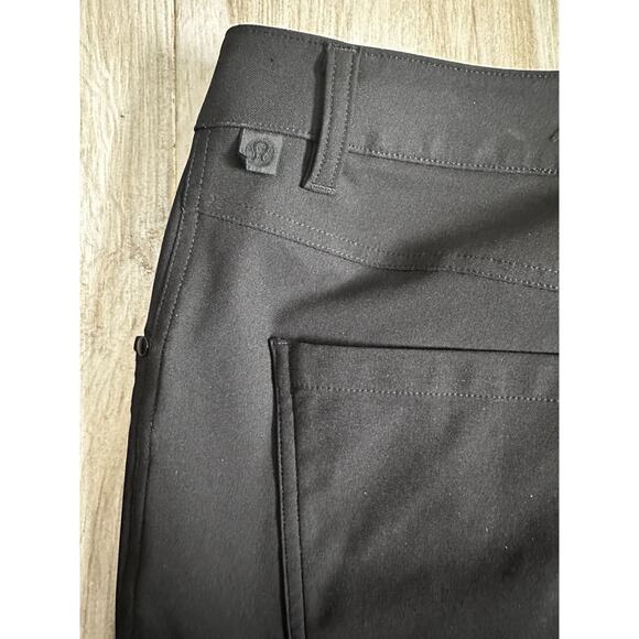 LULULEMON ABC Pants Black Size 36x30 Classic Fit‎ Warpstreme Athlesisure Casual - Picture 1 of 8